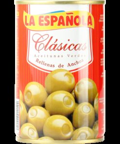 Green Olives stuffed with anchovies - 300g